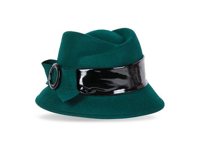 Sombrero con cinta negra y lazo 5